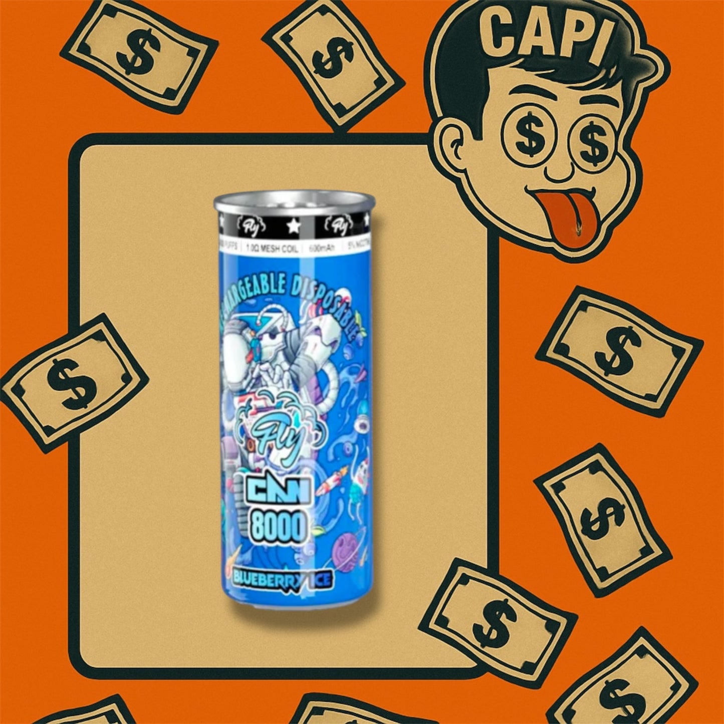 FLY CAN 8,000