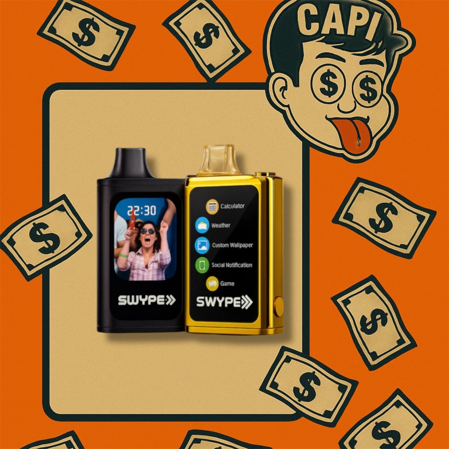 SWYPE PANTALLA 30,000